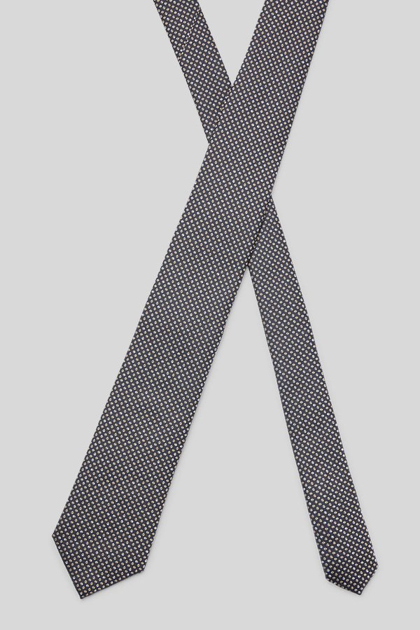 SILK MIX TIE BOSS - 260 BEIGE
